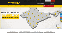Desktop Screenshot of mahindrafirstchoiceservices.com